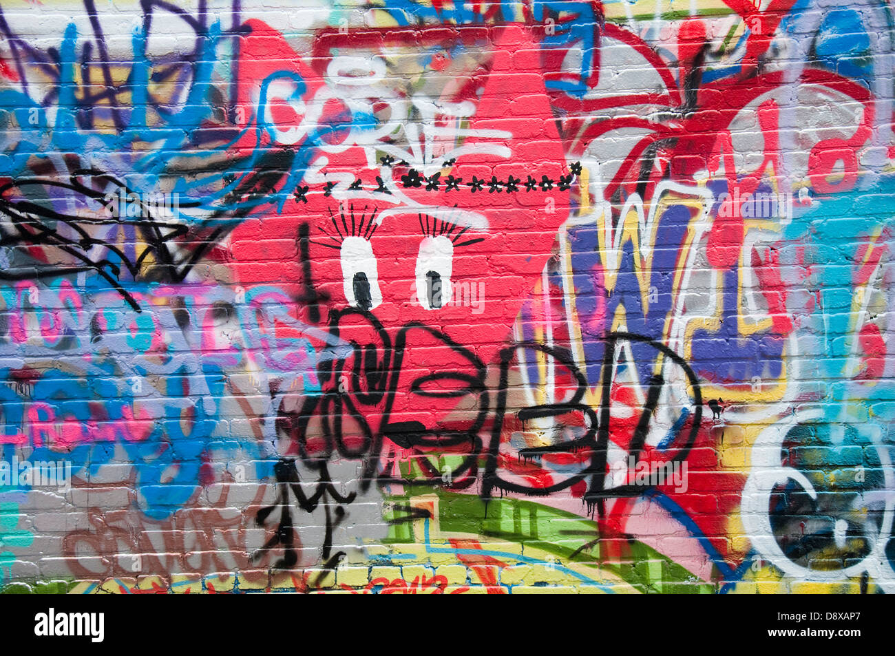 Graffiti Alley in Baltimore, Maryland USA Stock Photo - Alamy