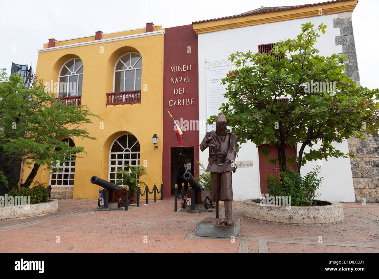 Museo Naval del Caribe, Naval history museum, of, Catagena and the Caribbean, Cartagena, Colombia Stock Photo