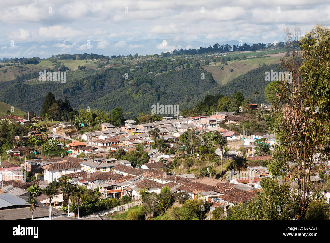 Salento, Cocora Valley, Colombia Stock Photo