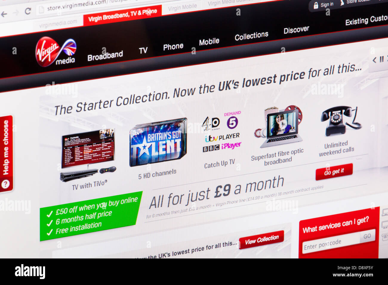 Virgin media home hi-res stock photography and images - Alamy