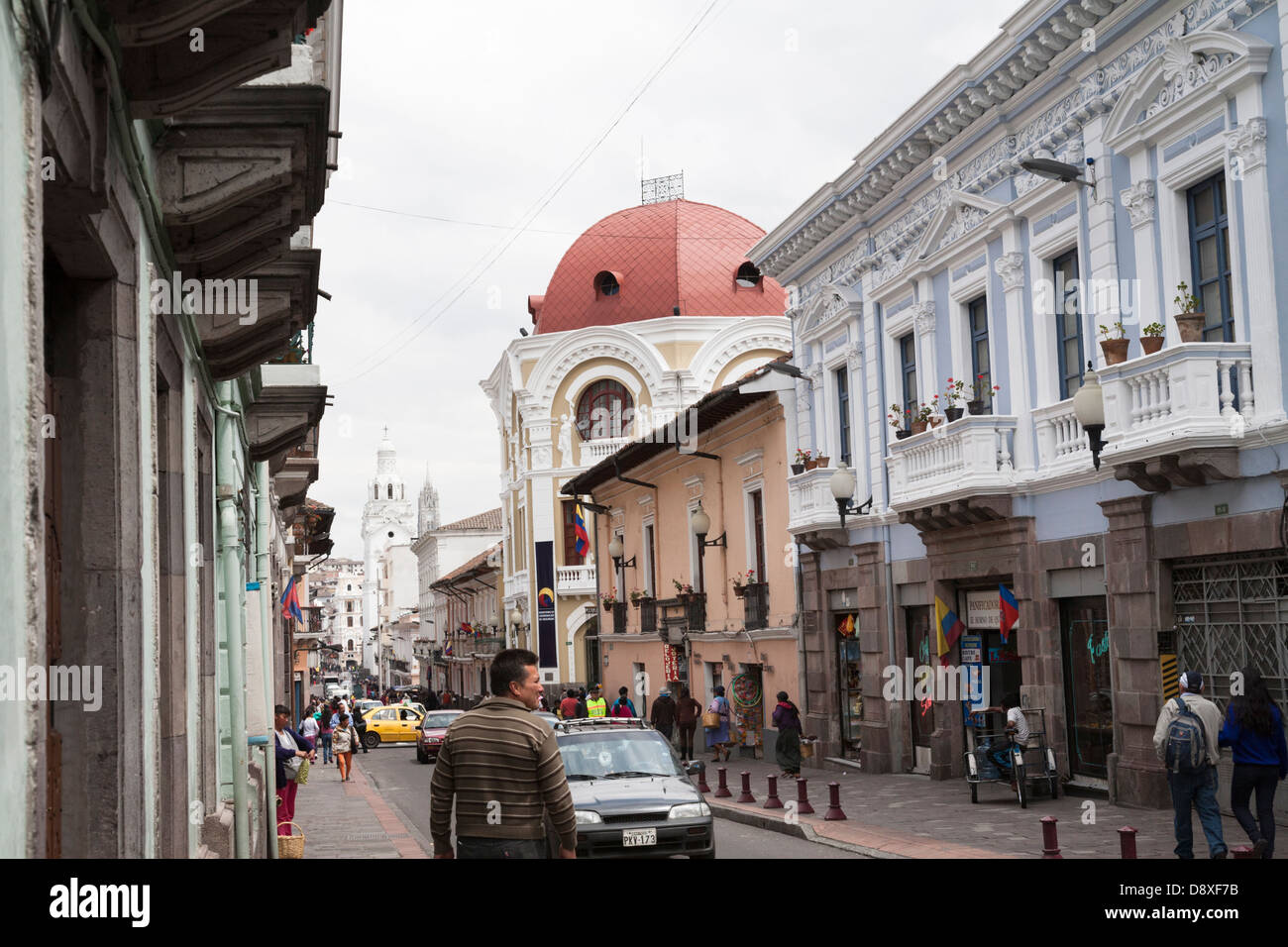 Quito, Old City, Ecuador Stock Photo