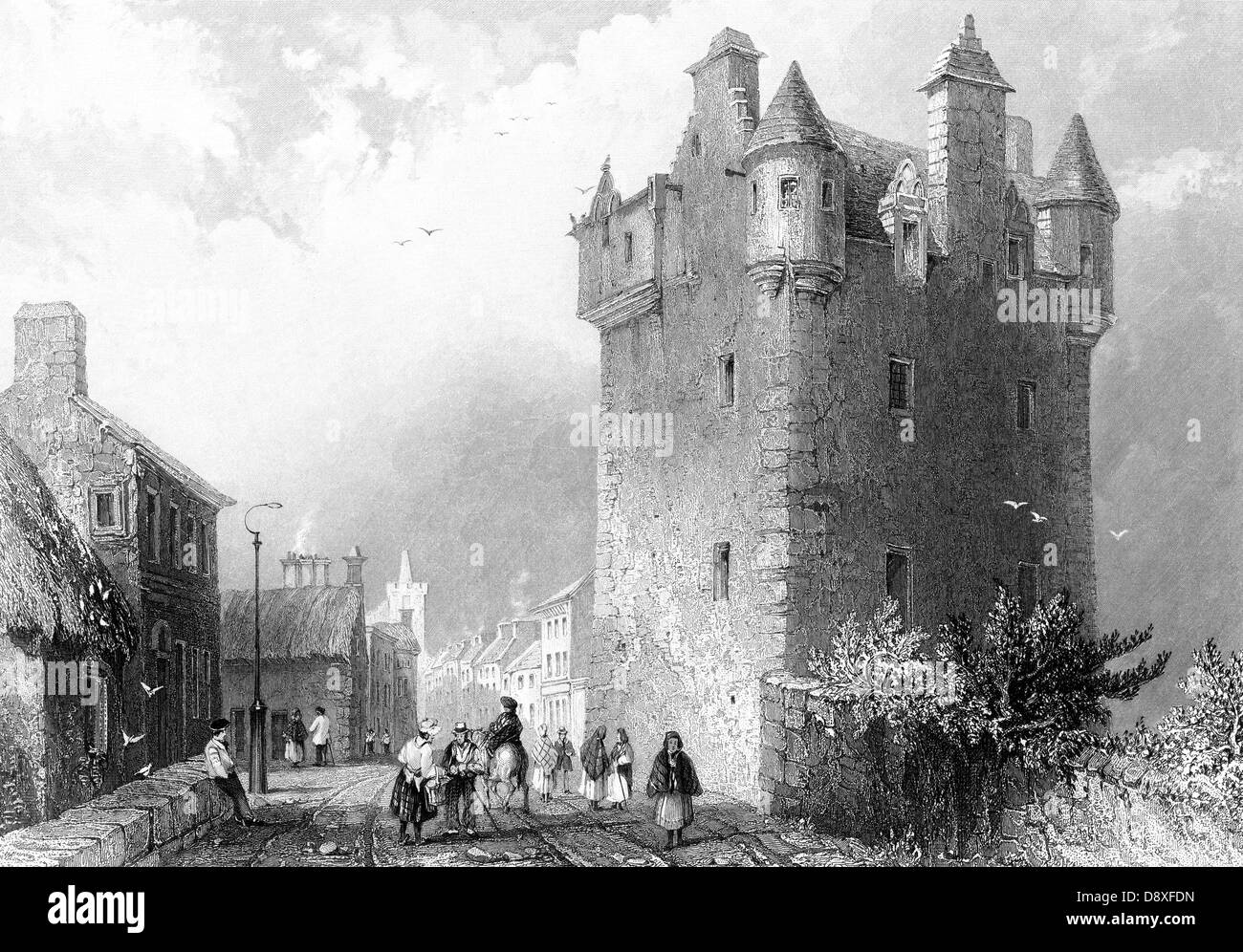 Puddin Maybole Castle Maybole in Ayrshire, Scotland Stock Photo - Alamy