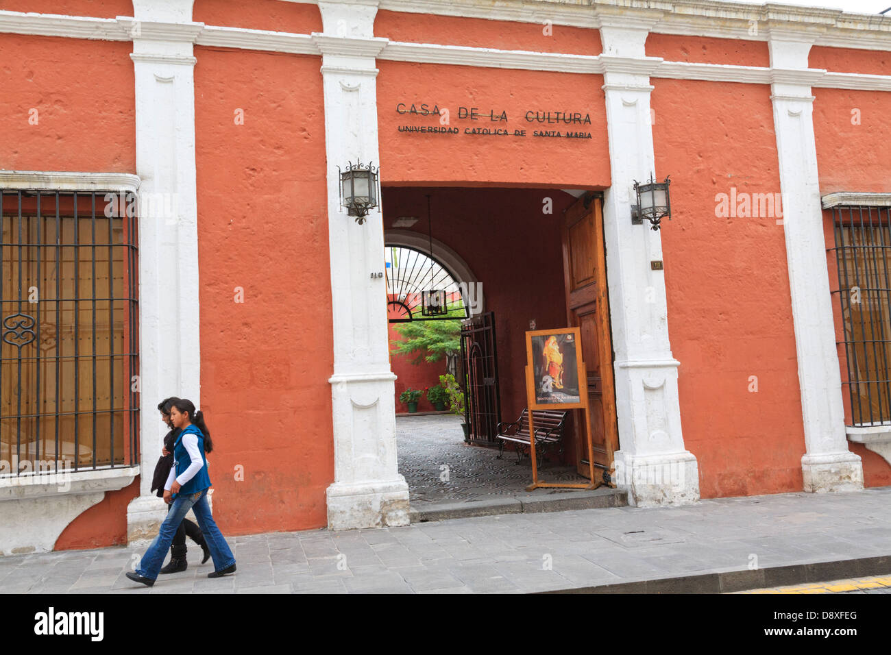 Museo Santuarios Andinos, Casa de la Cultura, Arequipa, Peru Stock Photo