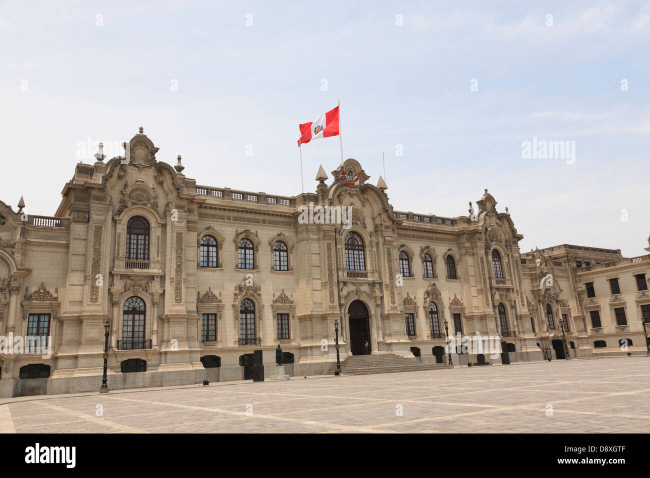 Palacio de Gobierno, Lima, Peru Stock Photo