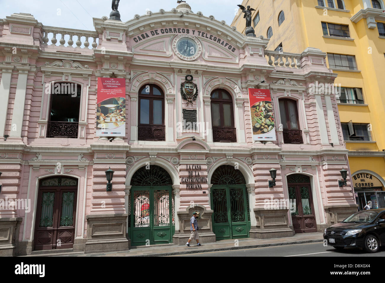 Central Post Office Building, Lima, Peru Stock Photo Alamy