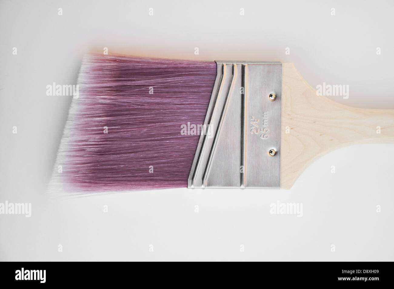 Angled paint brush Stock Photo Alamy