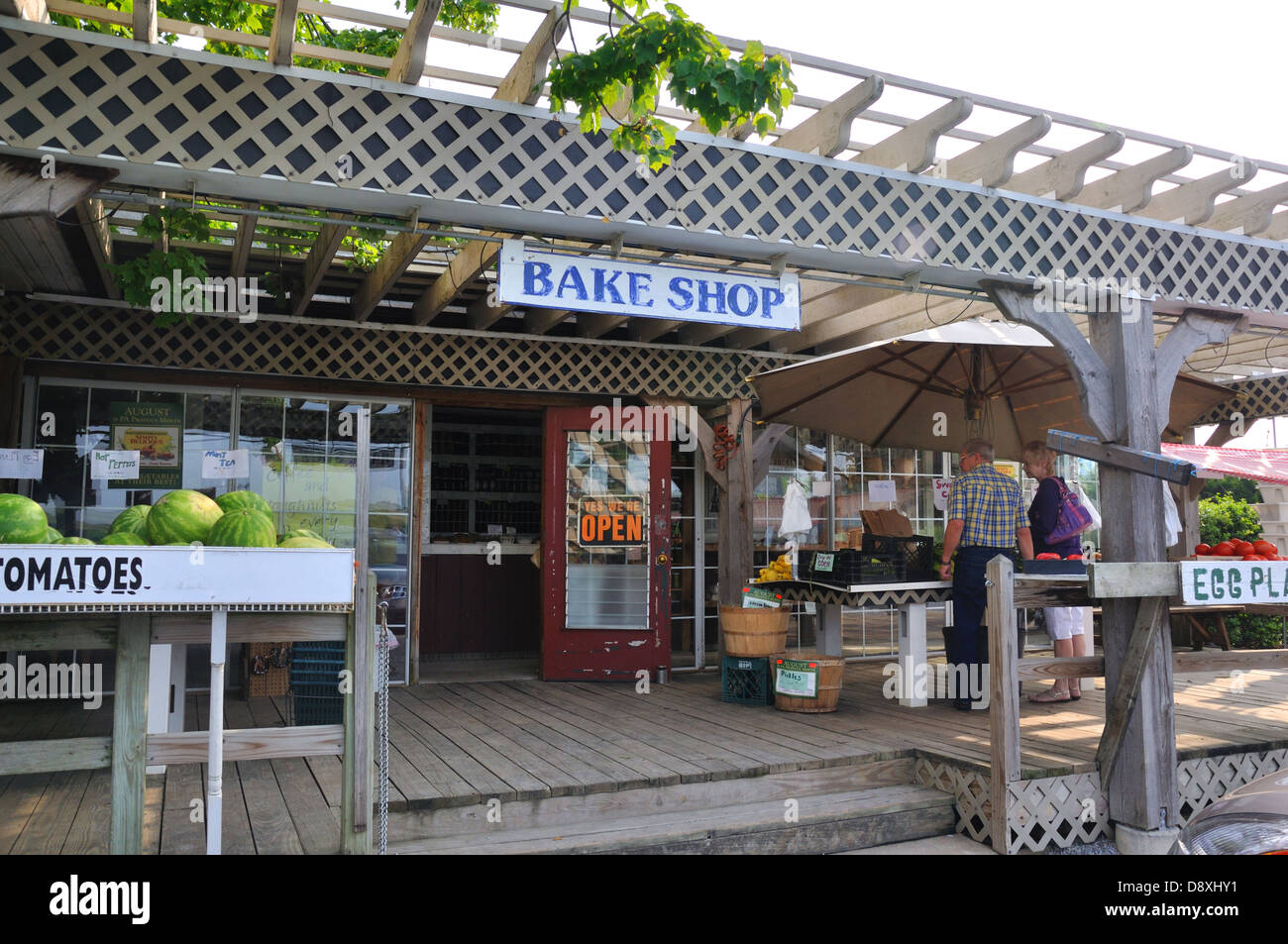 Amish bake shop and vegetable store in Amish Country, Pennsylvania