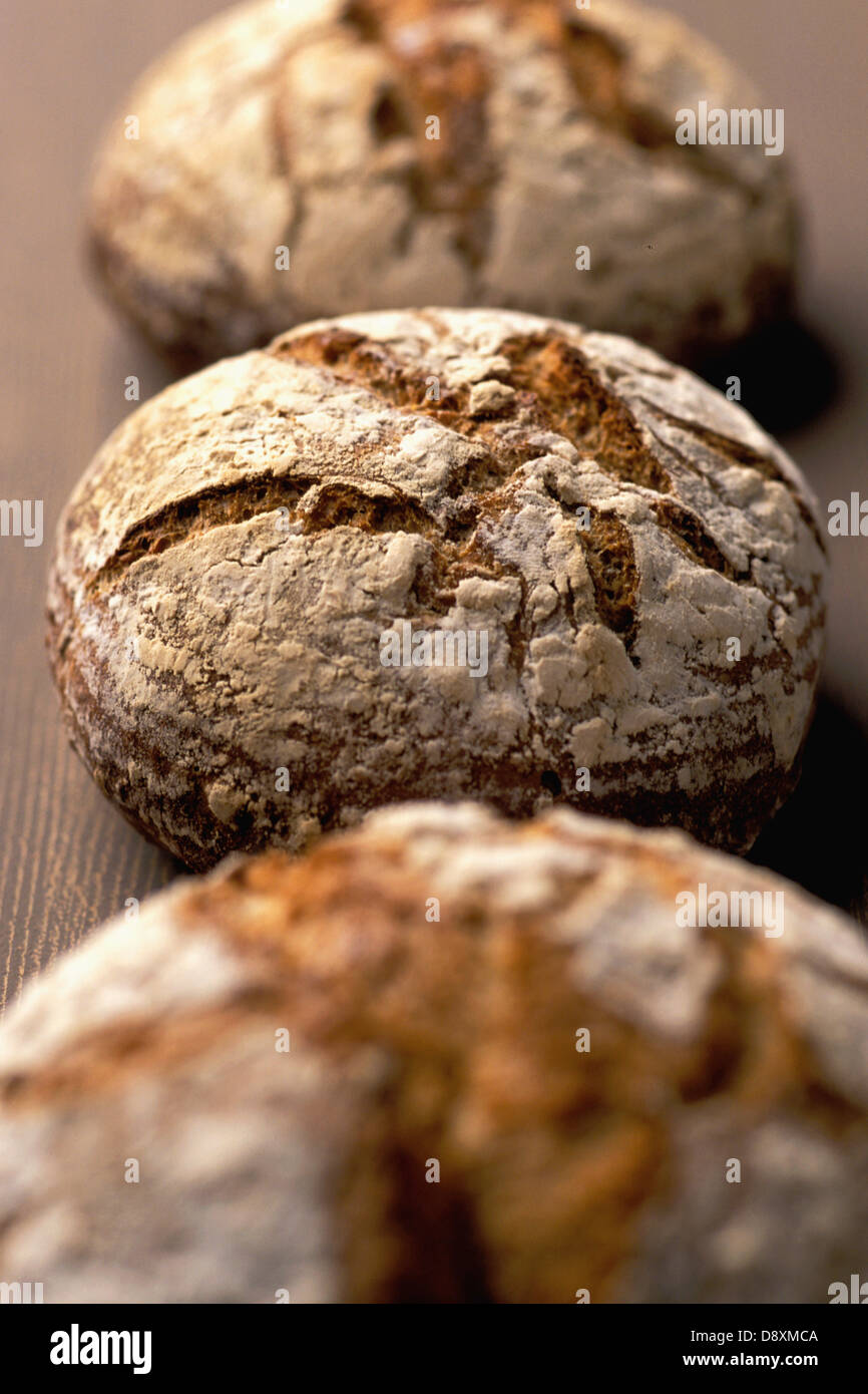 types of round bread loaves