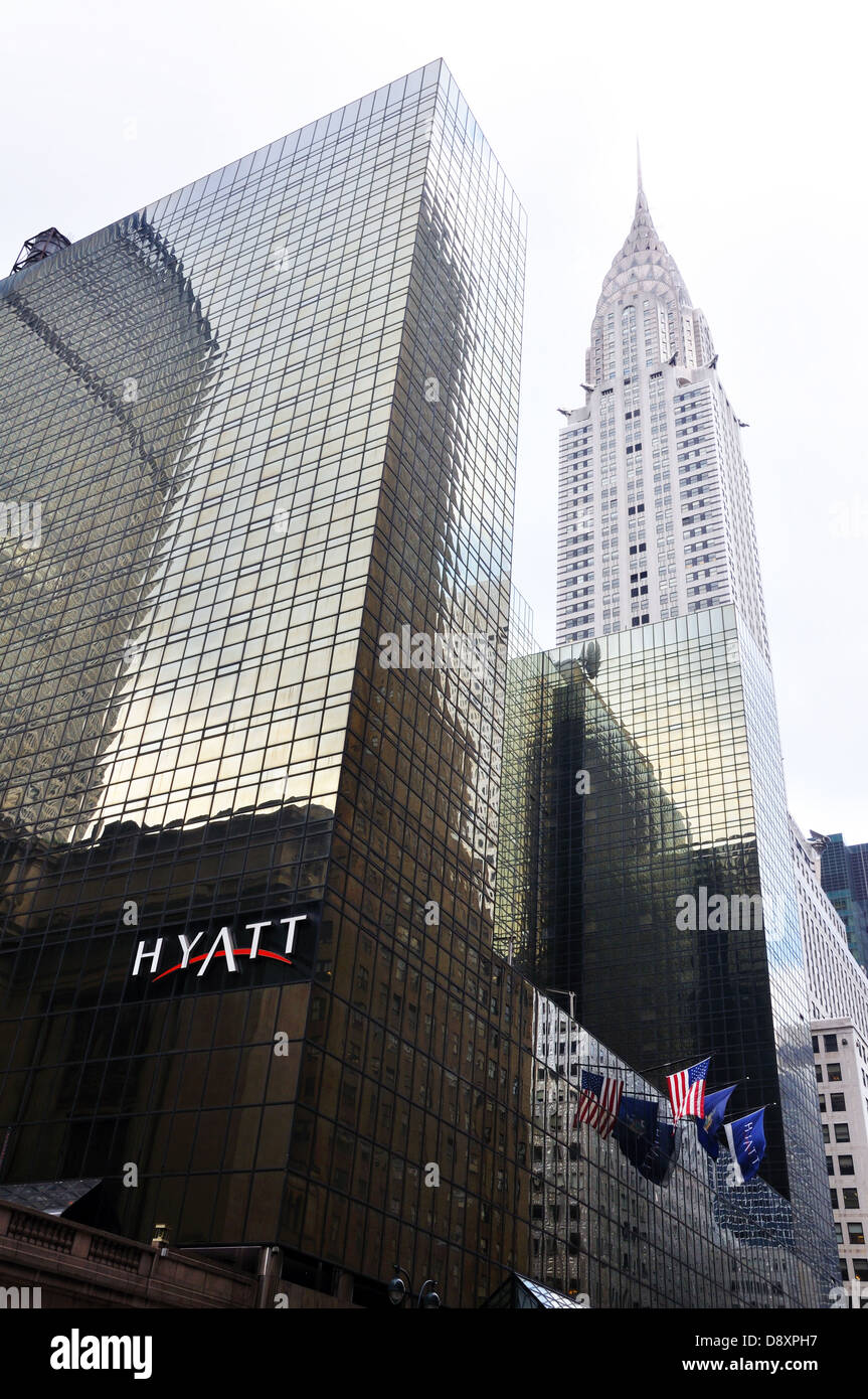 Hyatt hotel, New York City, USA Stock Photo - Alamy