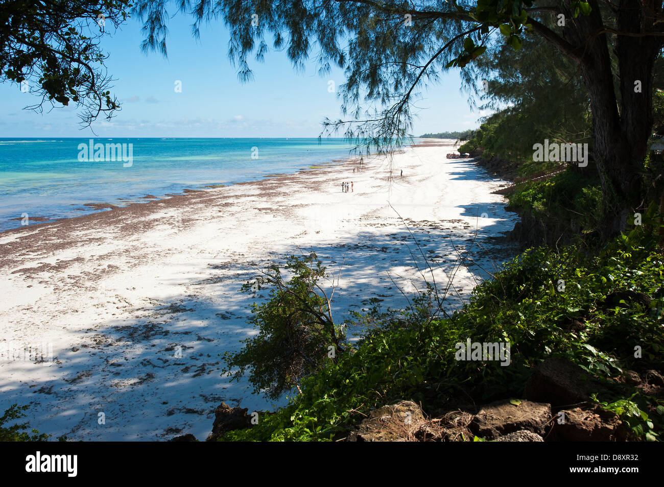 Diani Beach near Mombasa Stock Photo