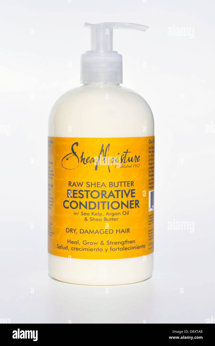Shea butter hair conditioner Stock Photo Alamy