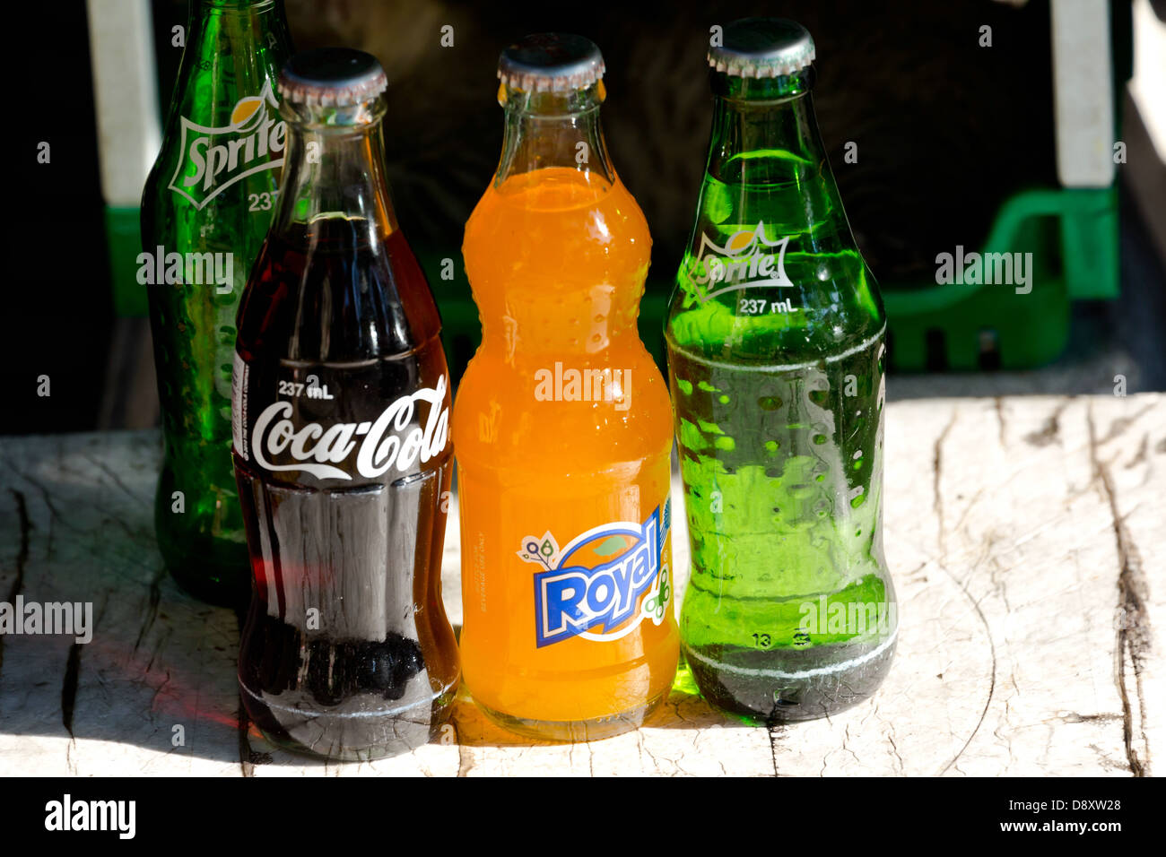 Soft Drinks on Sale in Makati City in Manila, Philippines Stock Photo