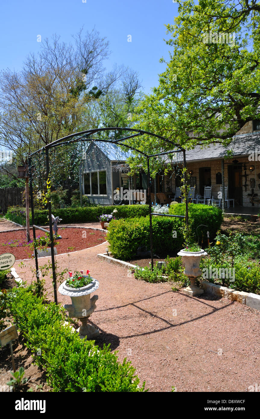 Fredericksburg Herb Farm restaurant, Texas, USA restaurant Stock
