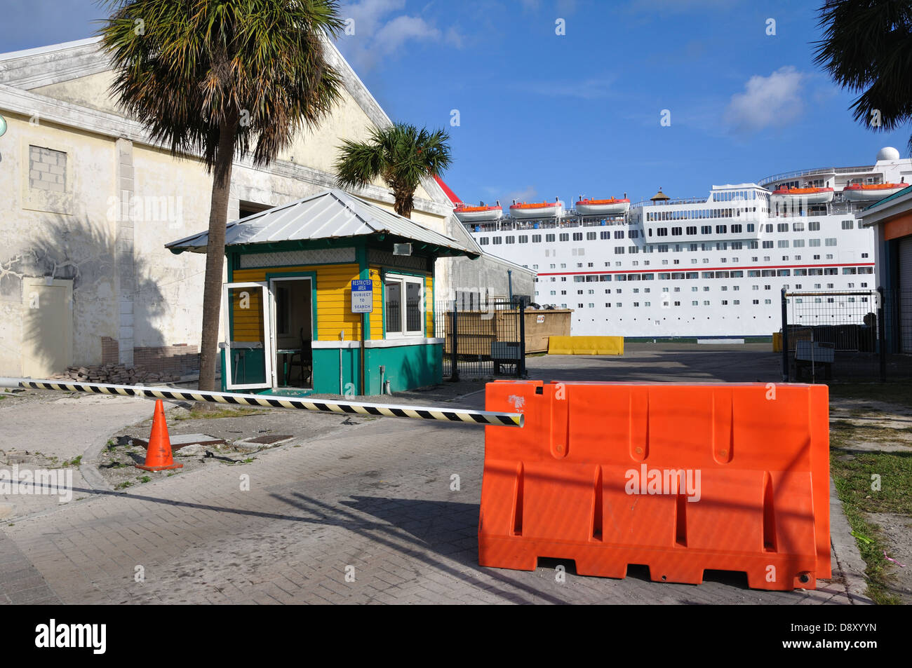 Customs checkpoint at port entry, Nassau, Bahamas Stock Photo Alamy