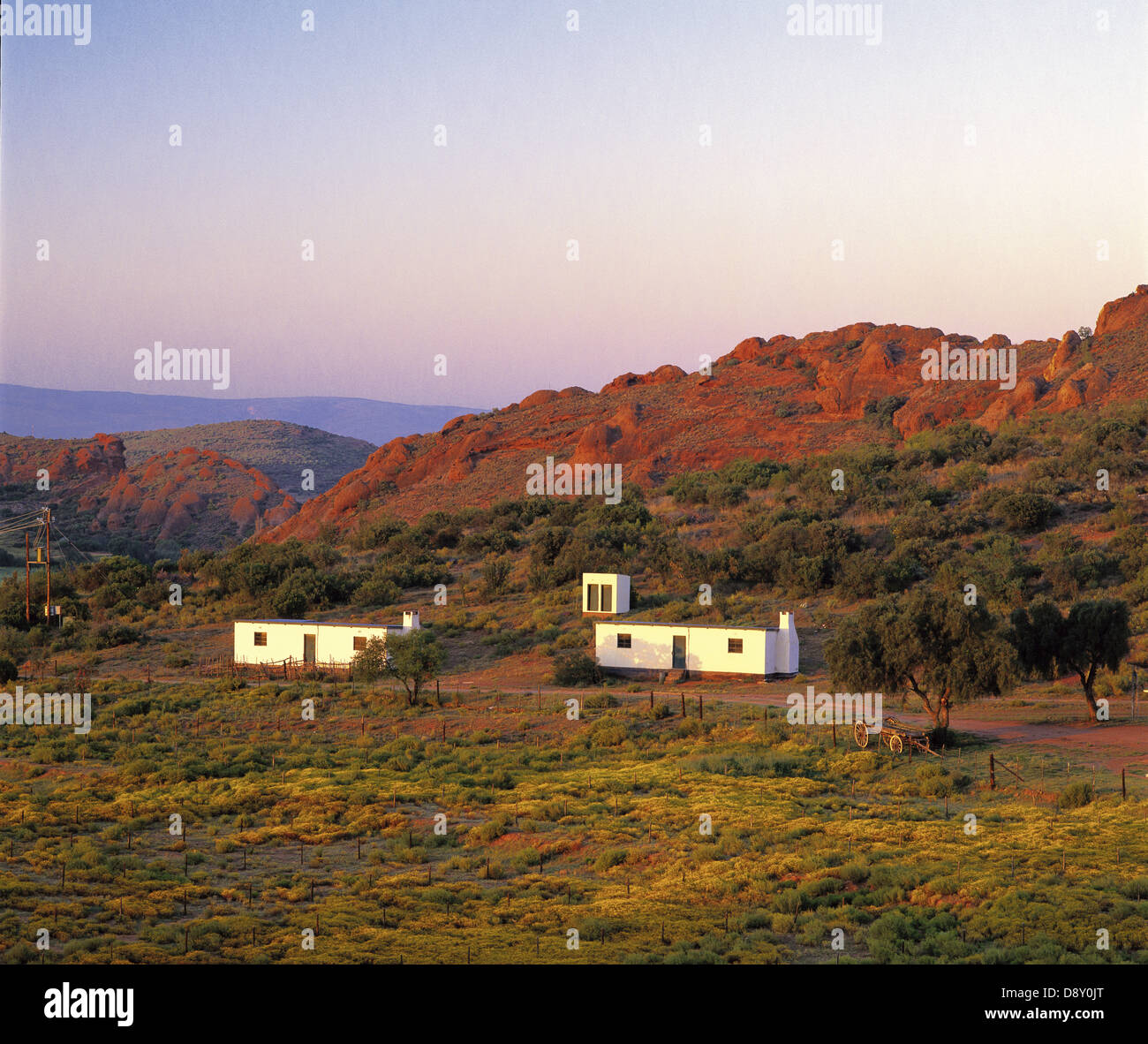 Red Stone Hills, Calitzdorp, South Africa Stock Photo