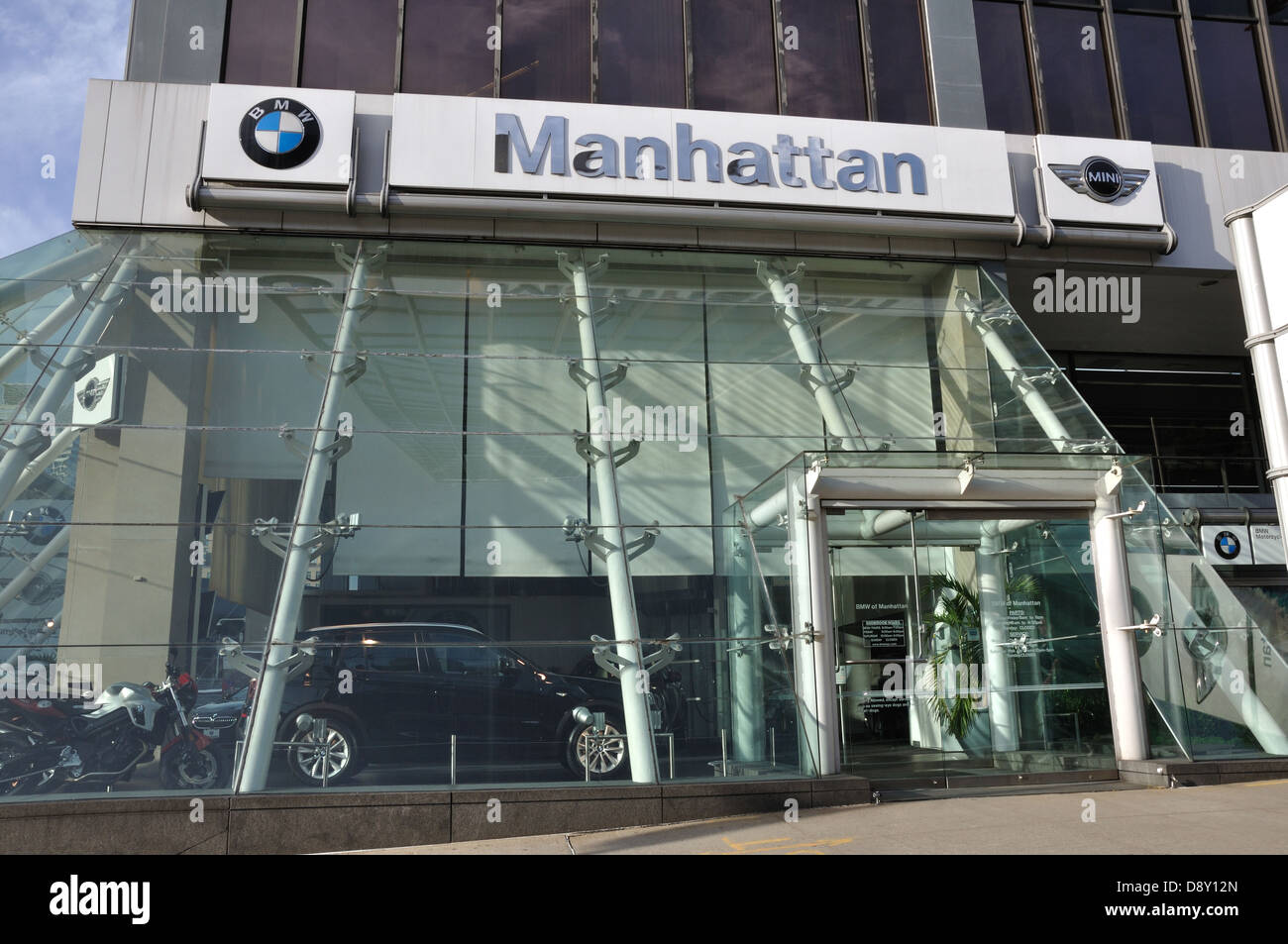 BMW car dealership, New York City, USA Stock Photo - Alamy