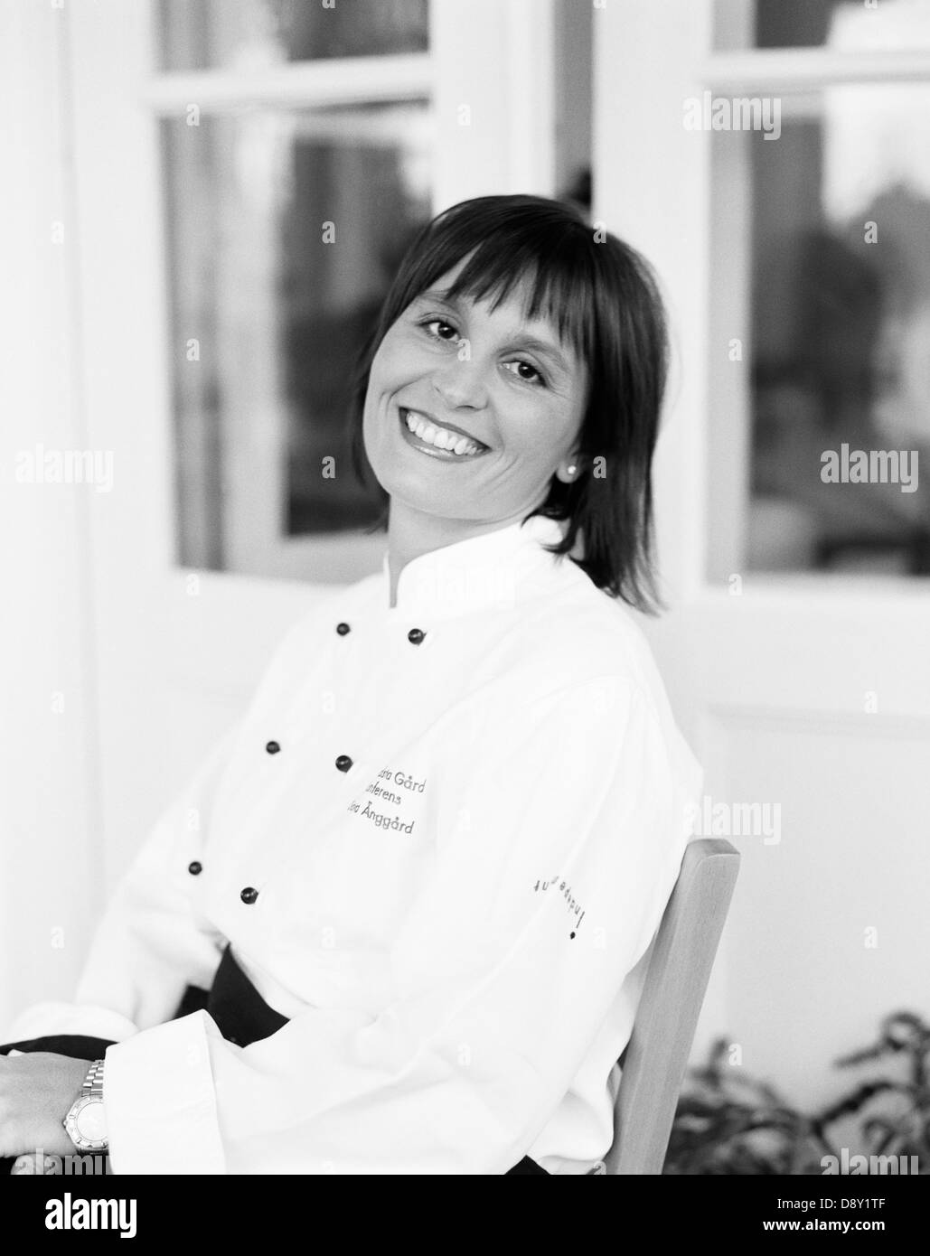 Friendly staff Black and White Stock Photos & Images - Alamy