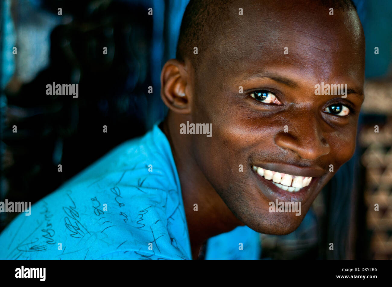 vendor at centre for national culture or arts centre, accra, ghana, africa Stock Photo
