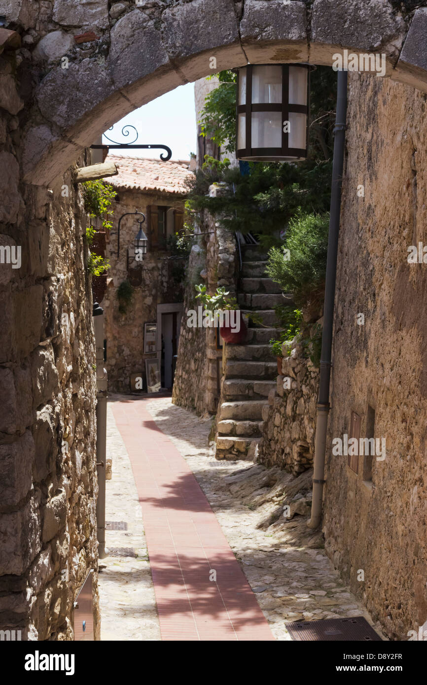 Eze Medieval Village Provence France Stock Photo - Alamy