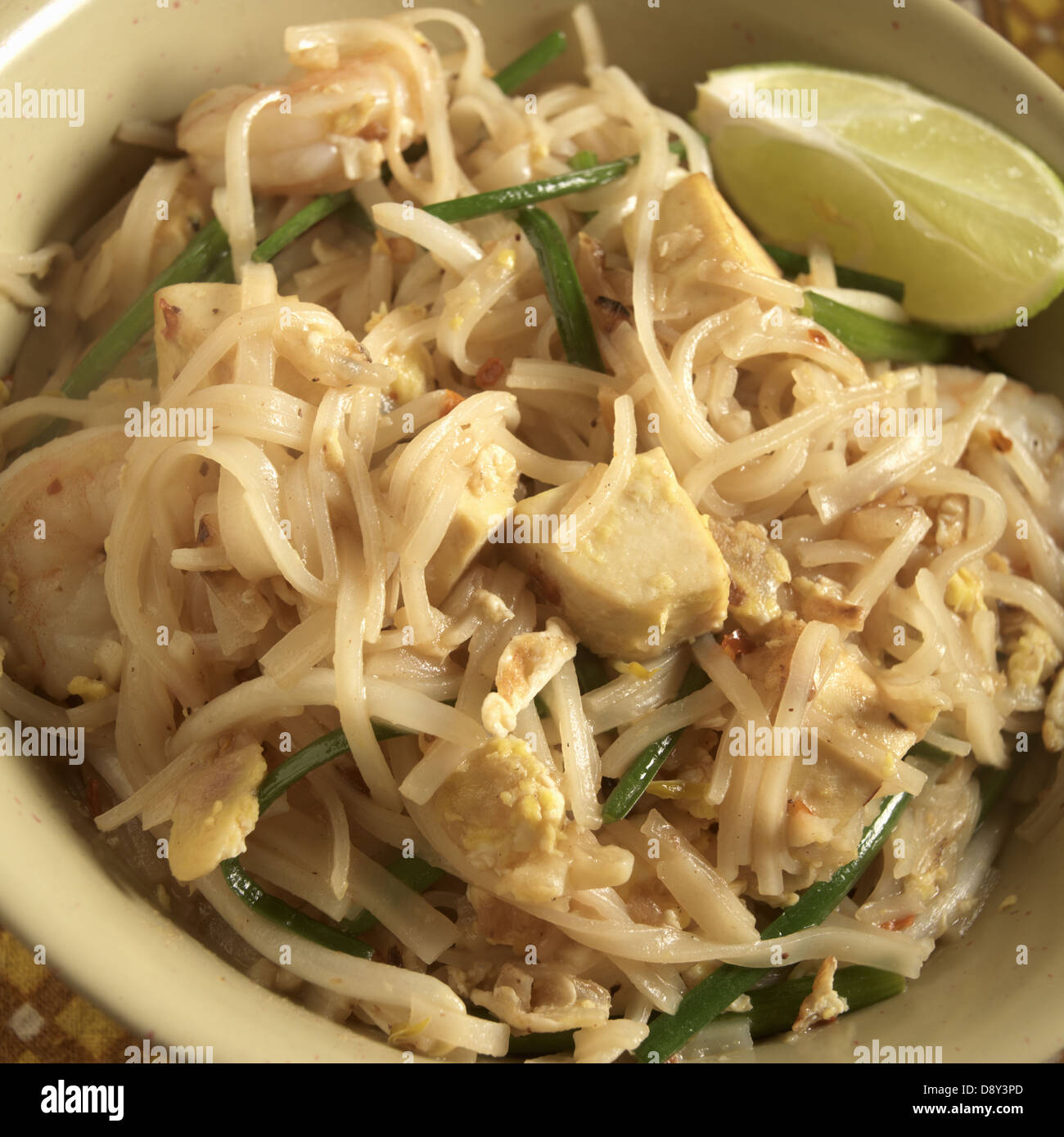 A bowl of Pad Thai, Thailand's favorite noodle dish Stock Photo Alamy