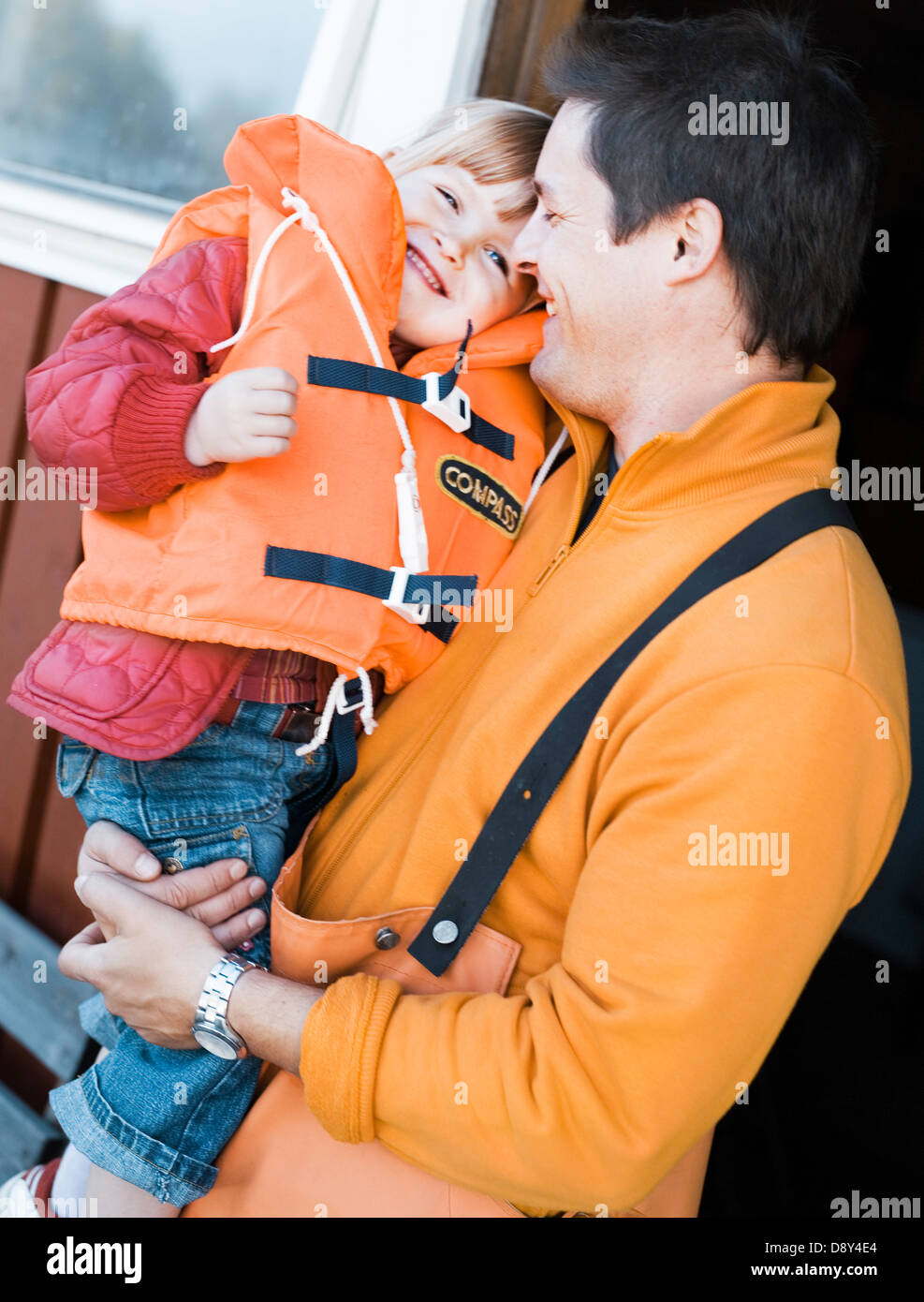 Child wearing life vest hi-res stock photography and images - Alamy