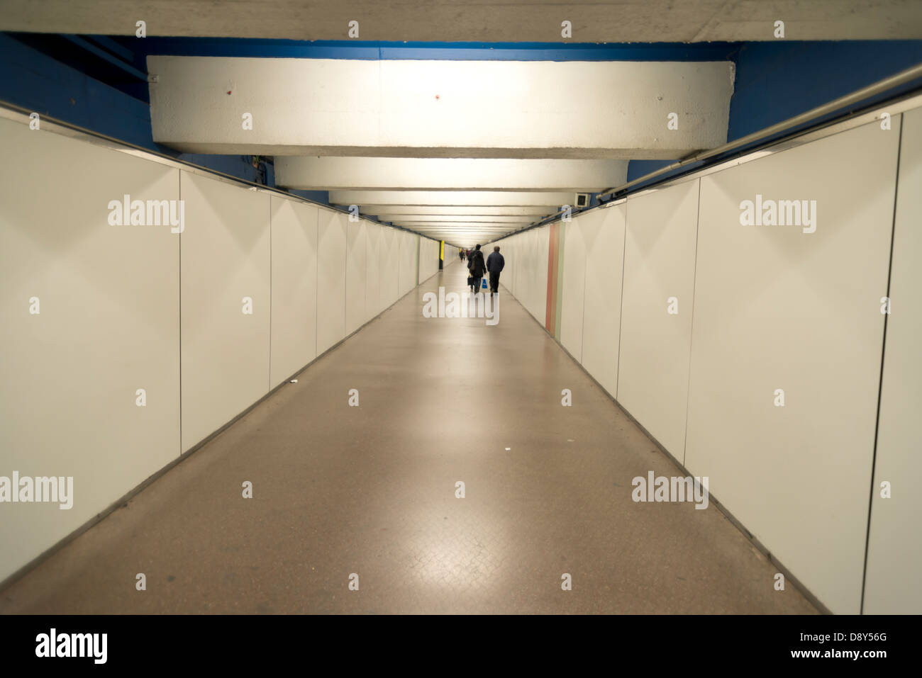 Underground station in Barcelona - nice background Stock Photo