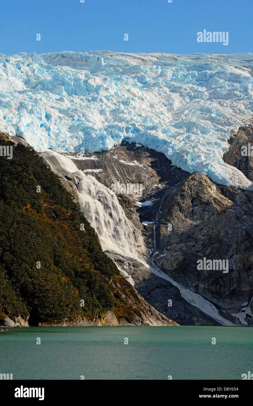 Glacier romanche glacier beagle channel hires stock photography and