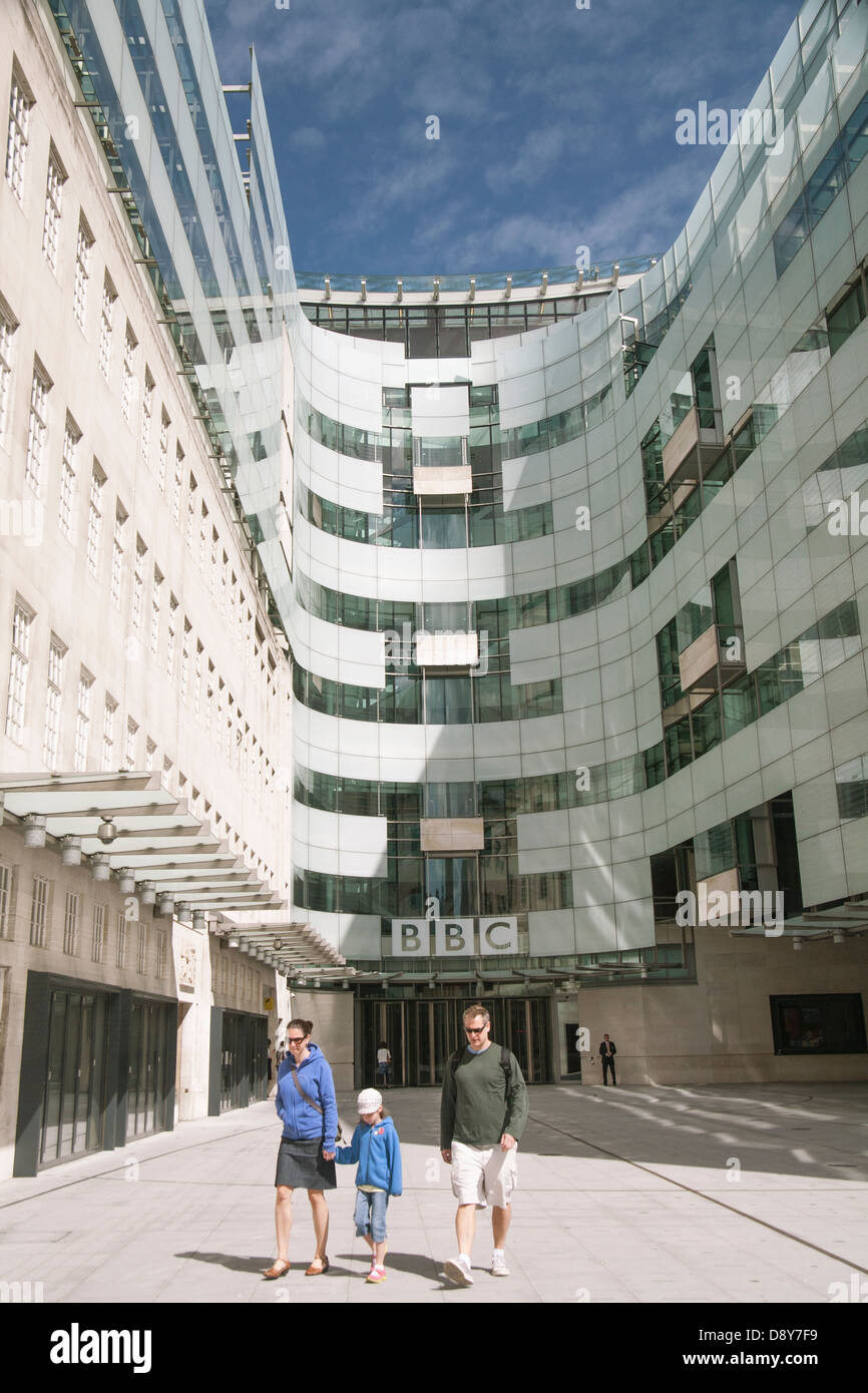 BBC building, Portland Place, London, England, UK, GB Stock Photo
