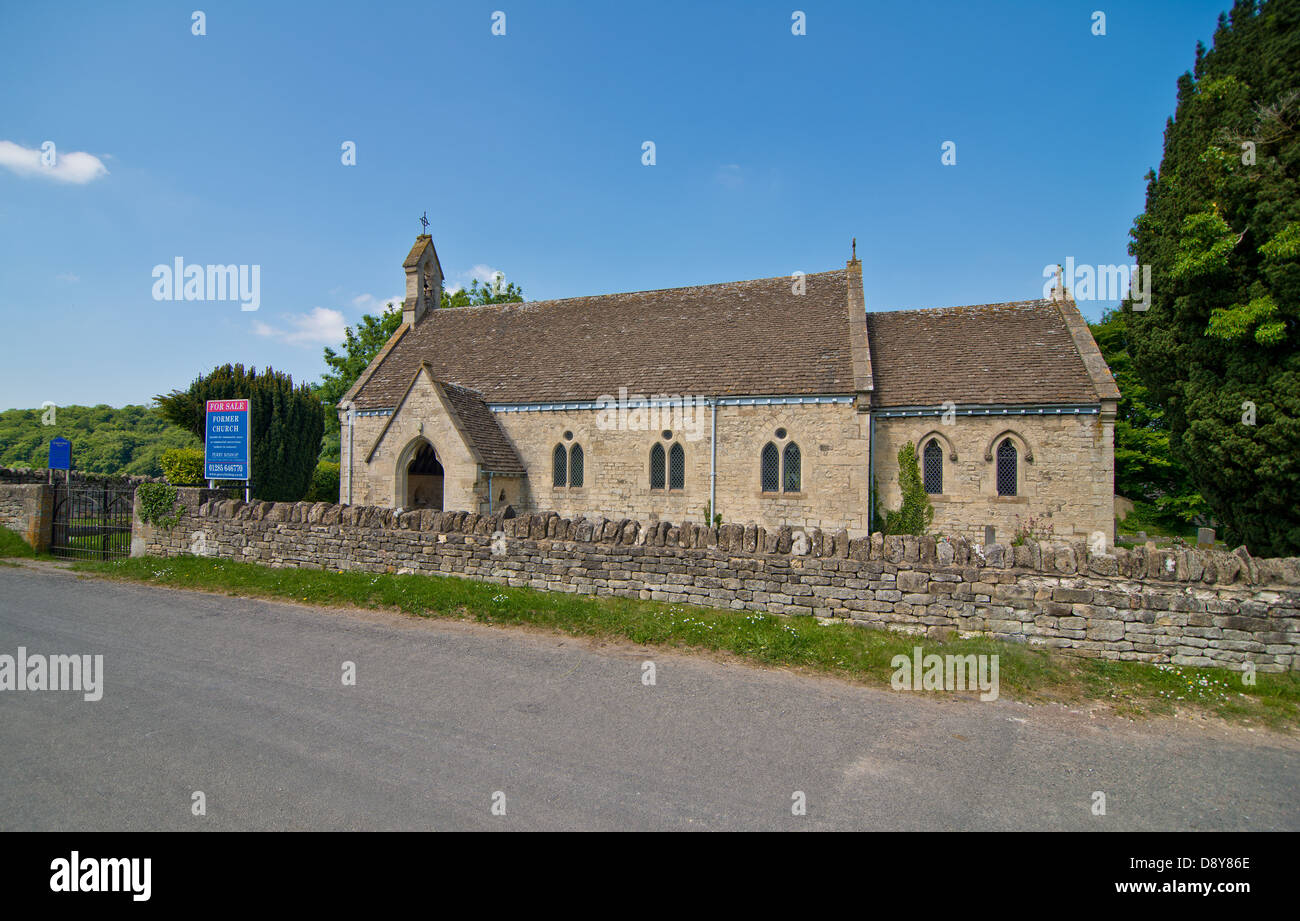 'All Saints' Redundant Anglican church for sale in Shortwood Gloucestershire Stock Photo