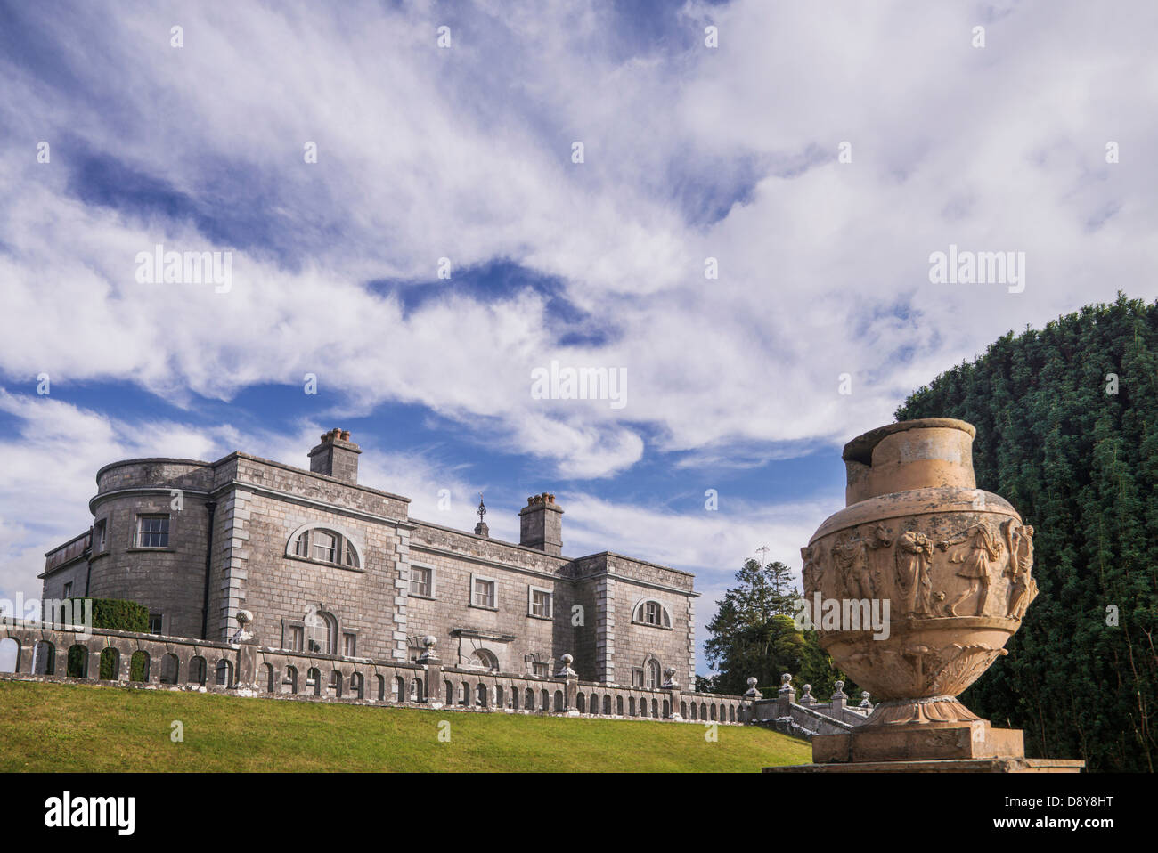 Belvedere House and Gardens General view of the facade of the house