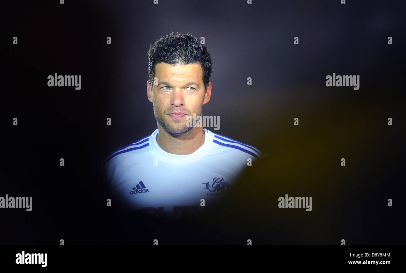 Michael Ballack is pictured during Michael Ballack's farewell match at Red  Bull Arena in Leipzig, Germany, 05 June 2013. Photo. Thomas Eisenhuth Stock  Photo - Alamy