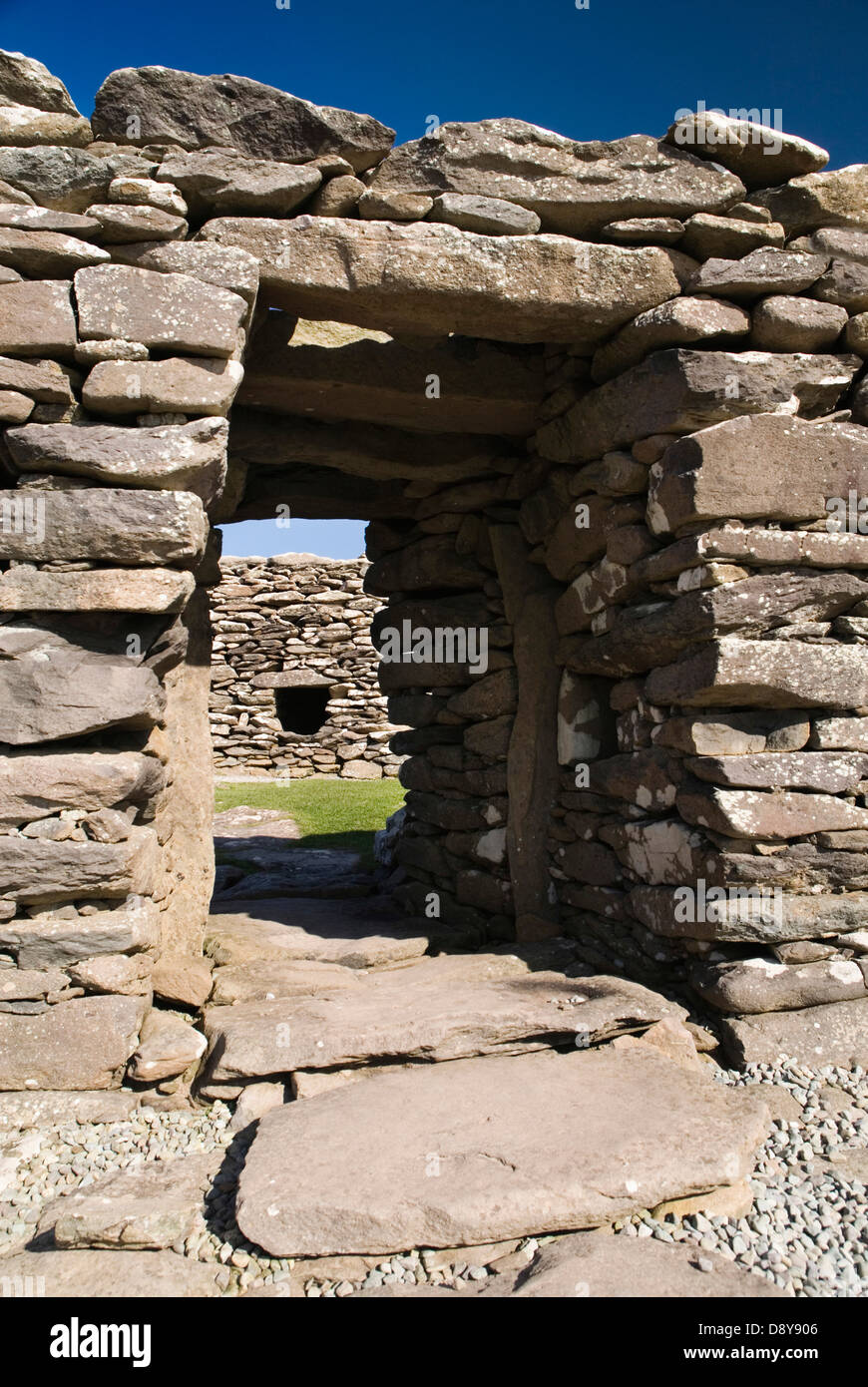Dingle Peninsula Dunbeg Promontory Fort   Destination Destinations Eire European History Historic Ireland Irish Northern Europe Stock Photo