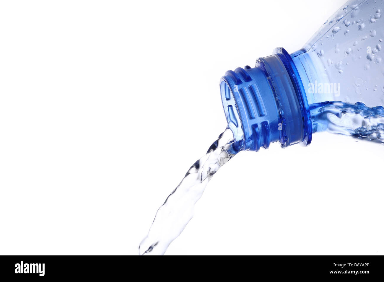 pouring water from water bottle Stock Photo Alamy