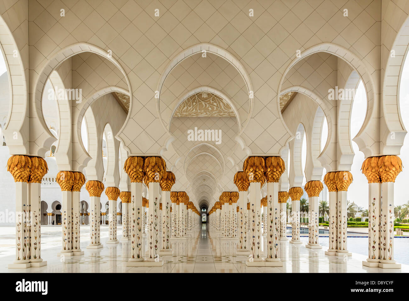 sheikh zayed mosque Stock Photo