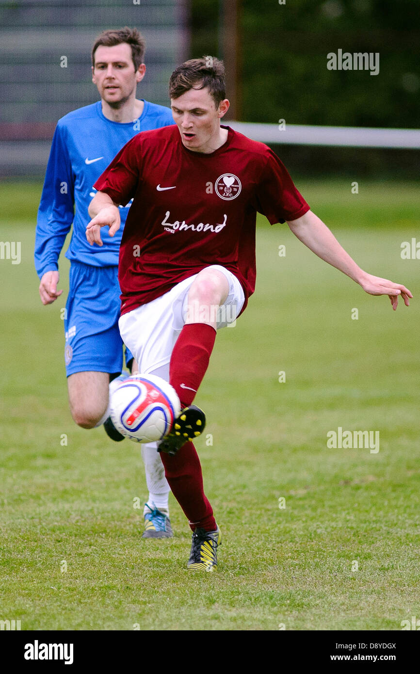 Kelty, Fife, Scotland, UK. 5th June 2013. Neil McCabe (cabey) during the East Region Super