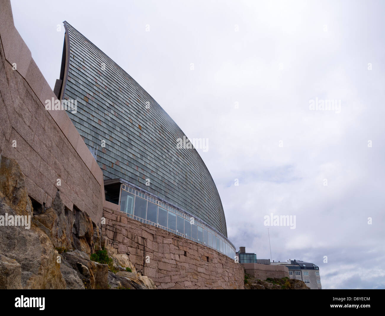 Domus, Casa del Hombre (museum of mankind), by japanese architect Arata Isozaki in La Coruna, Galicia, Spain Stock Photo
