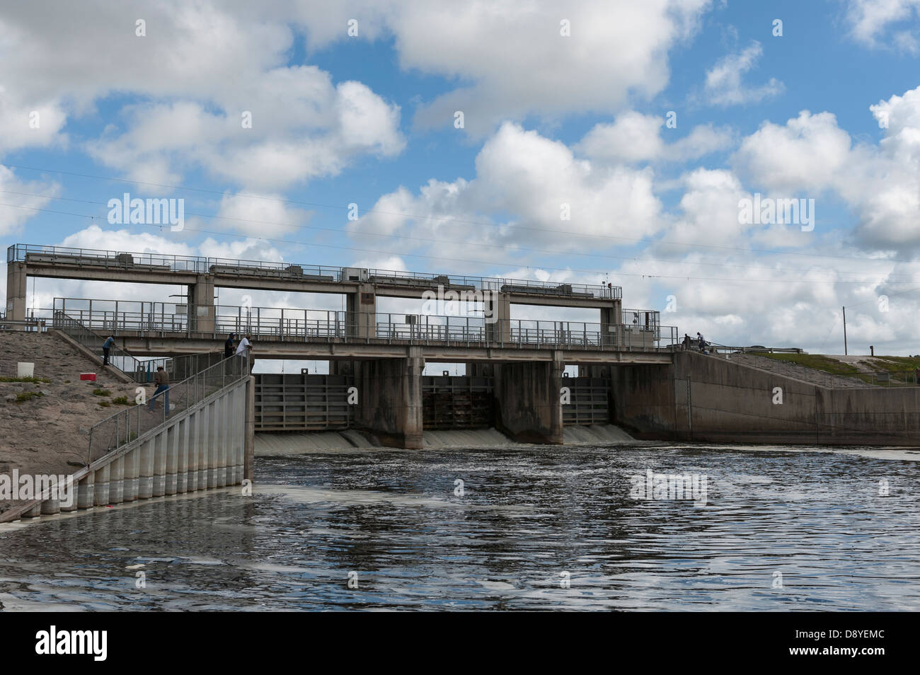 Rodman Dam on the Ocklawaha River in Marion County, Florida USA Stock ...