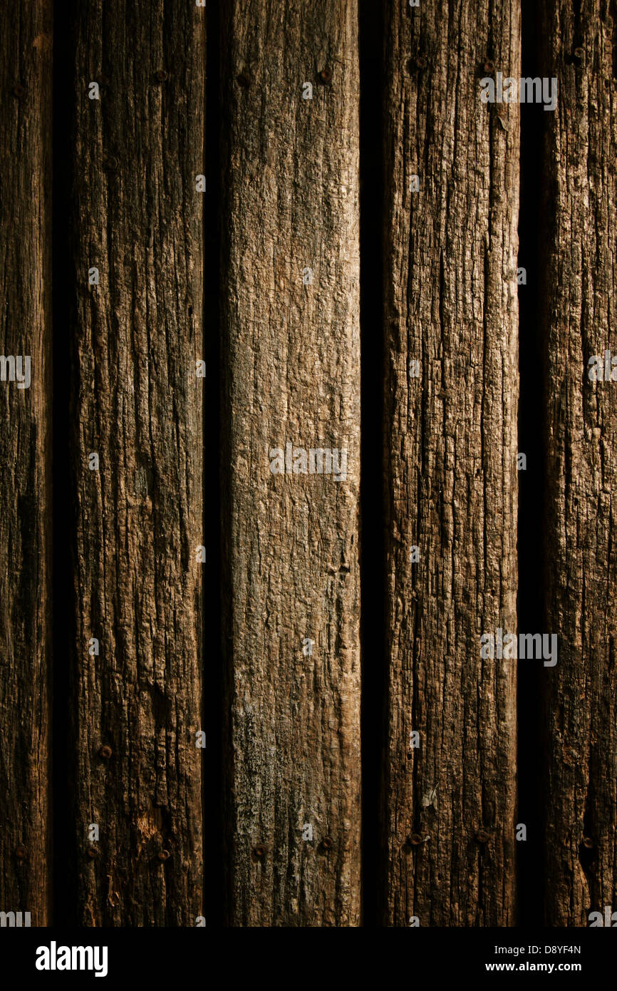 Worn wooden background Stock Photo