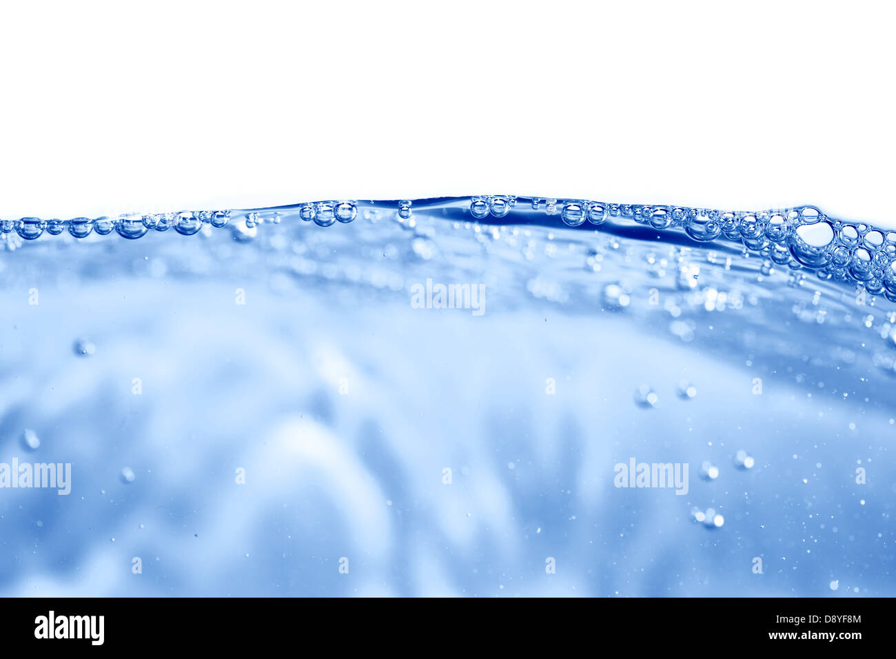 Blue water wave bubbles hi-res stock photography and images - Alamy