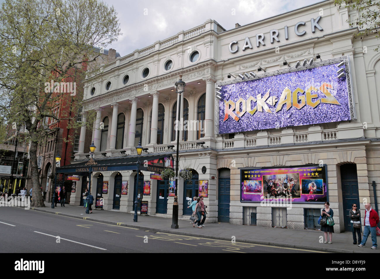 'Rock of Ages' at the Garrick Theatre, Charing Cross Road, Westminster, London, UK. May 2013 Stock Photo
