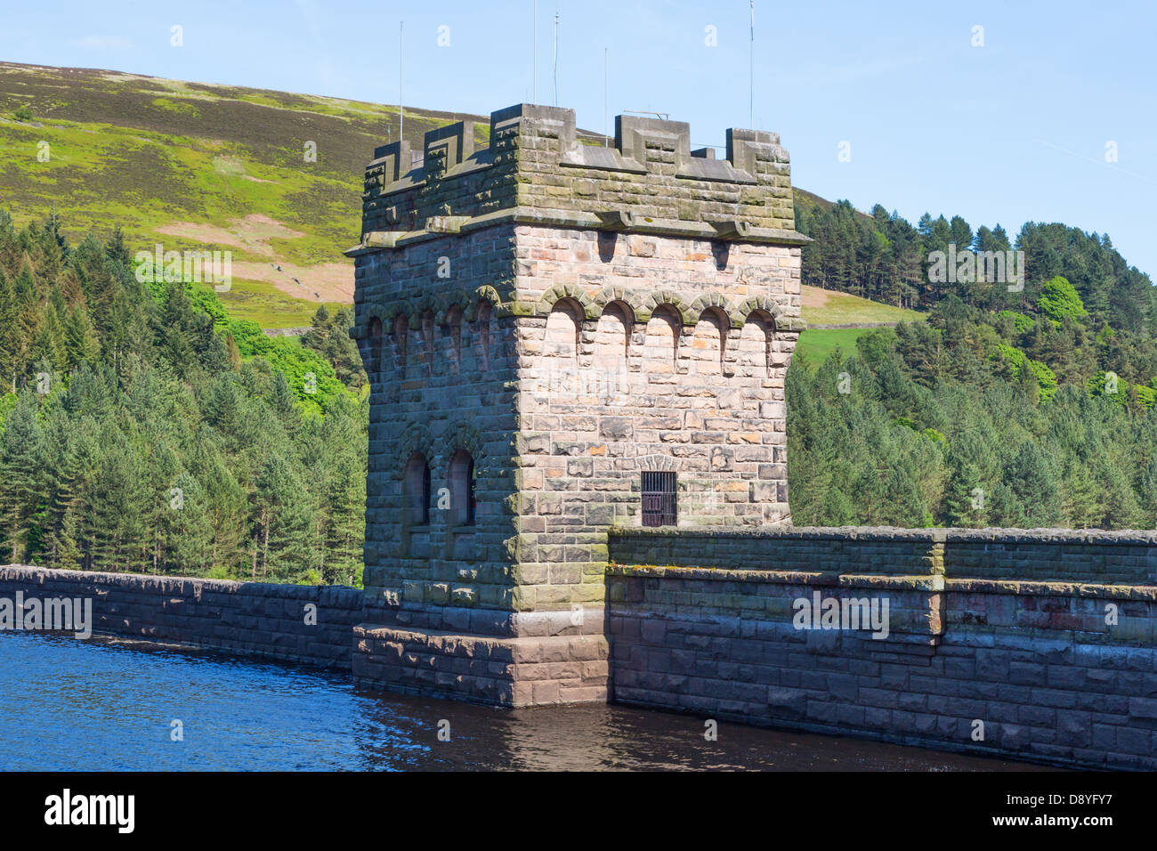 Derwent Dam, Peak District, Derbyshire, England, UK Stock Photo