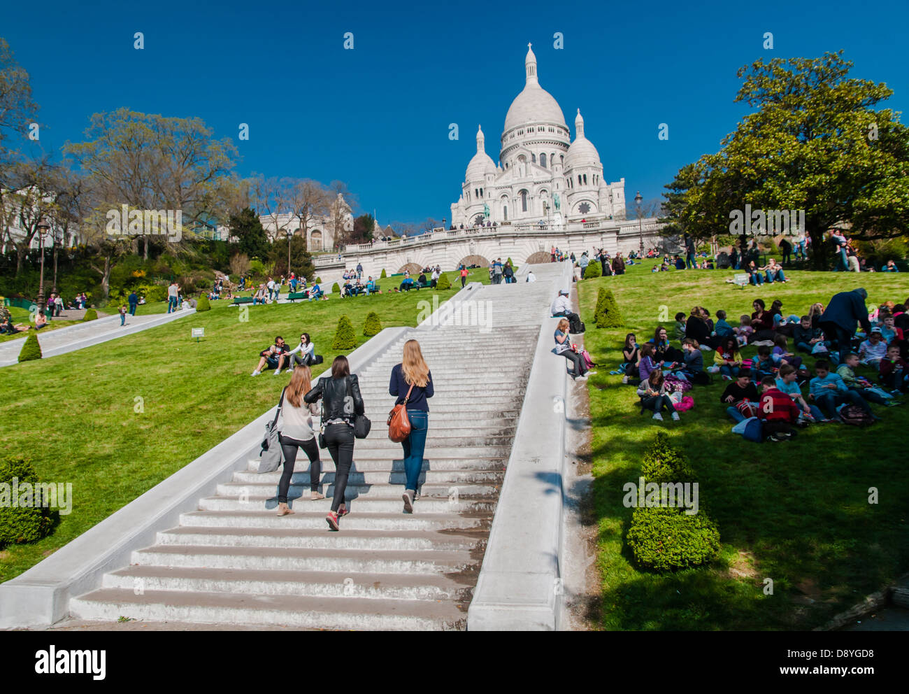 Steps Sacre Coeur Paris Hi res Stock Photography And Images Alamy