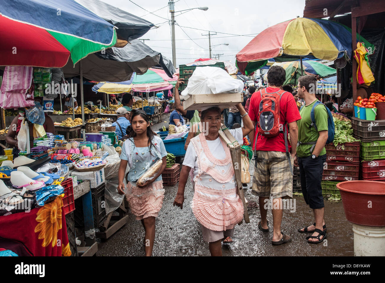 Masaya new Market place in Nicaragua Stock Photo