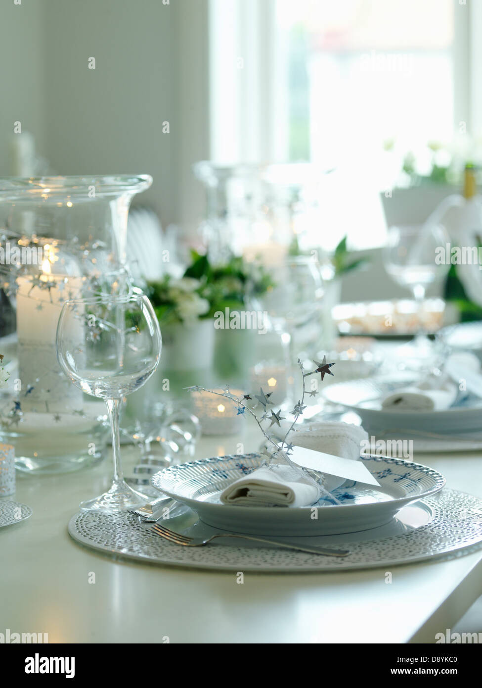 Nice Layed Table A nice laid table, Sweden Stock Photo - Alamy