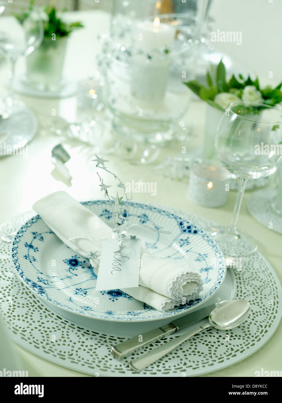 Nice Layed Table A nice laid table, Sweden Stock Photo - Alamy