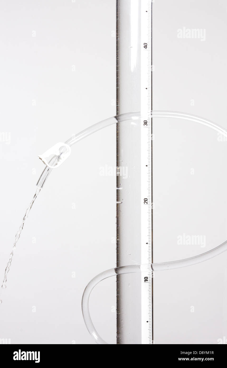 Turbidity testing tube to sample and monitor stream water for clarity