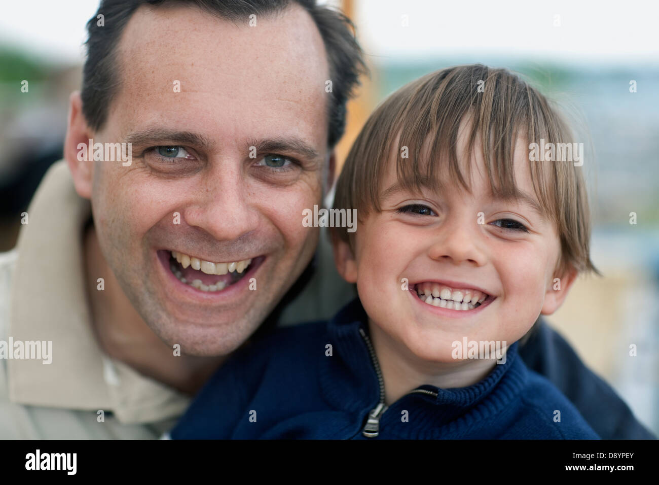 Close up father son hi-res stock photography and images - Alamy