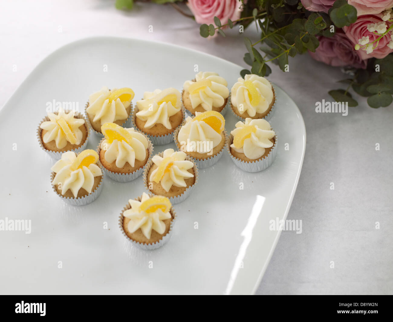 Wedding fairy cakes Stock Photo