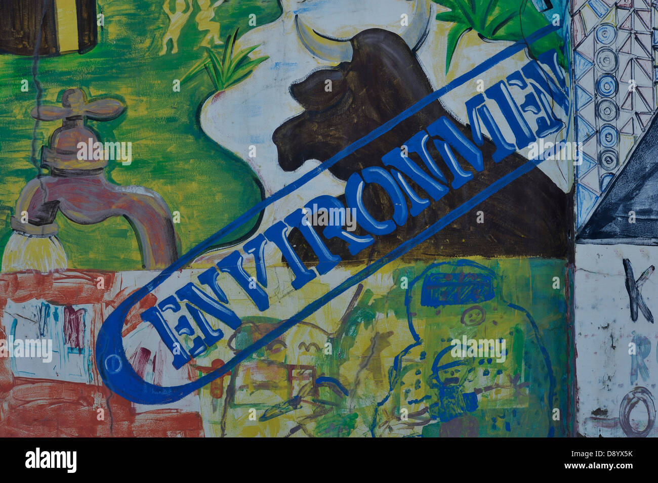 Durban, South Africa, word, environment, activism, street art, graffiti