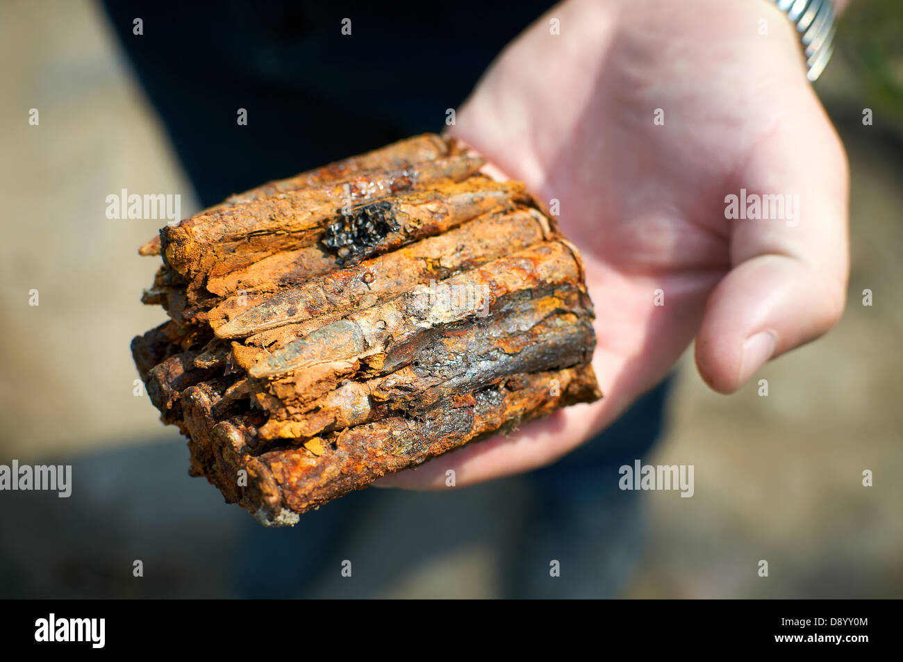 Old rusty cartridge Stock Photo - Alamy